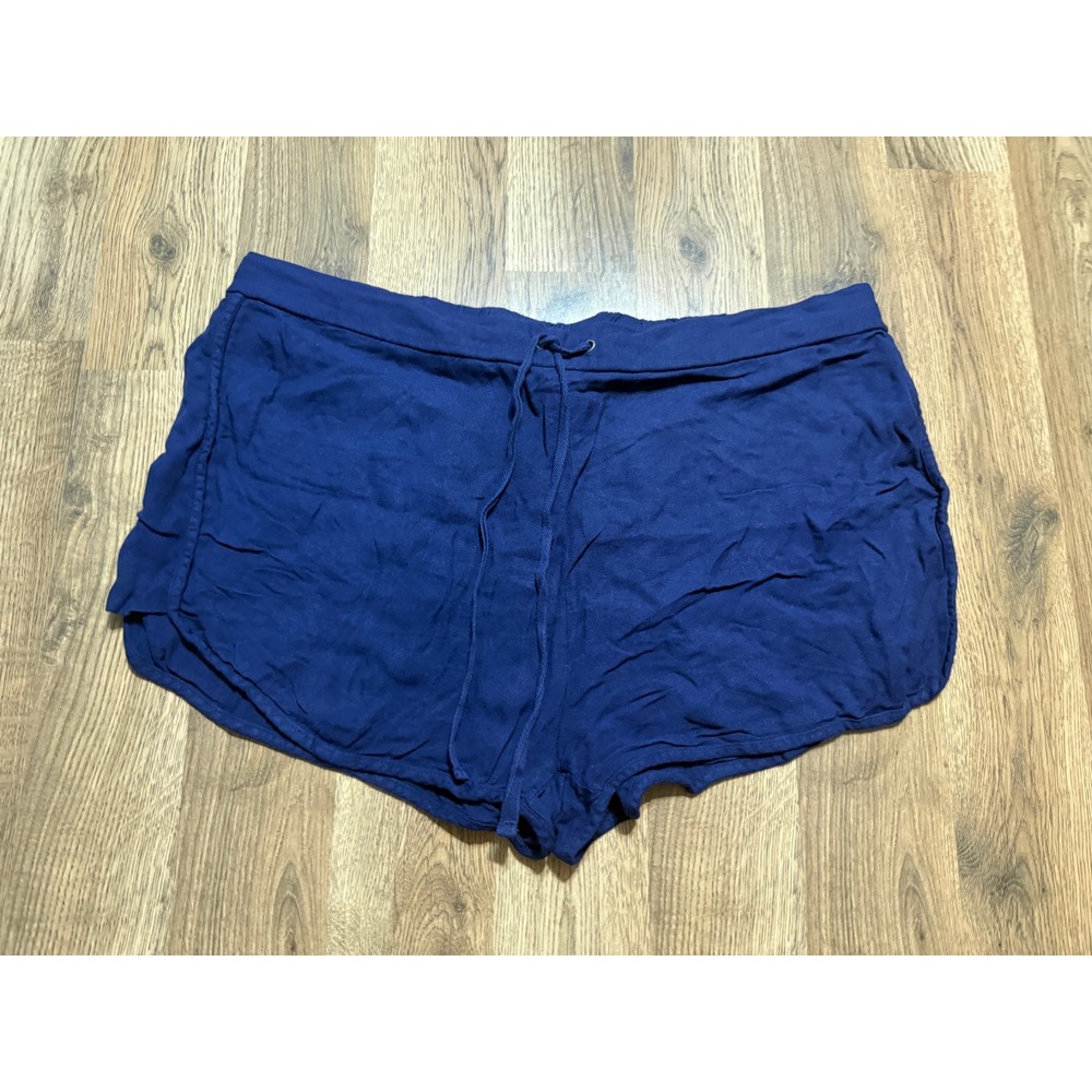 Mossimo Supply Co Shorts Womens XXL Blue Drawstring Elastic Waist Casual Lounge